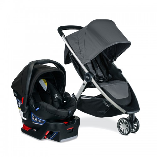 Britax B-Lively Stroller + B-safe Gen2  Infant Car Seat | Travel System